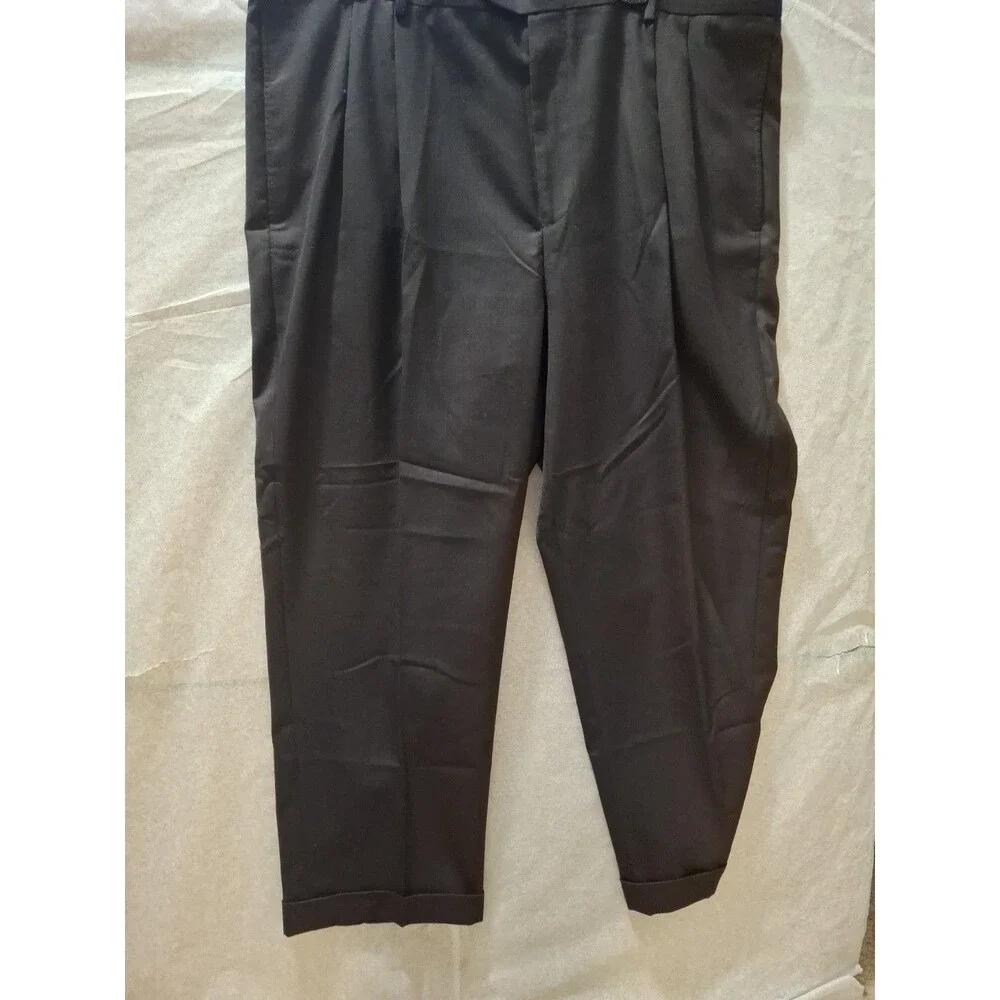 ROUNDTREE & YORKE Easy Care Dress Pants Brown Size 42 X29 (20)